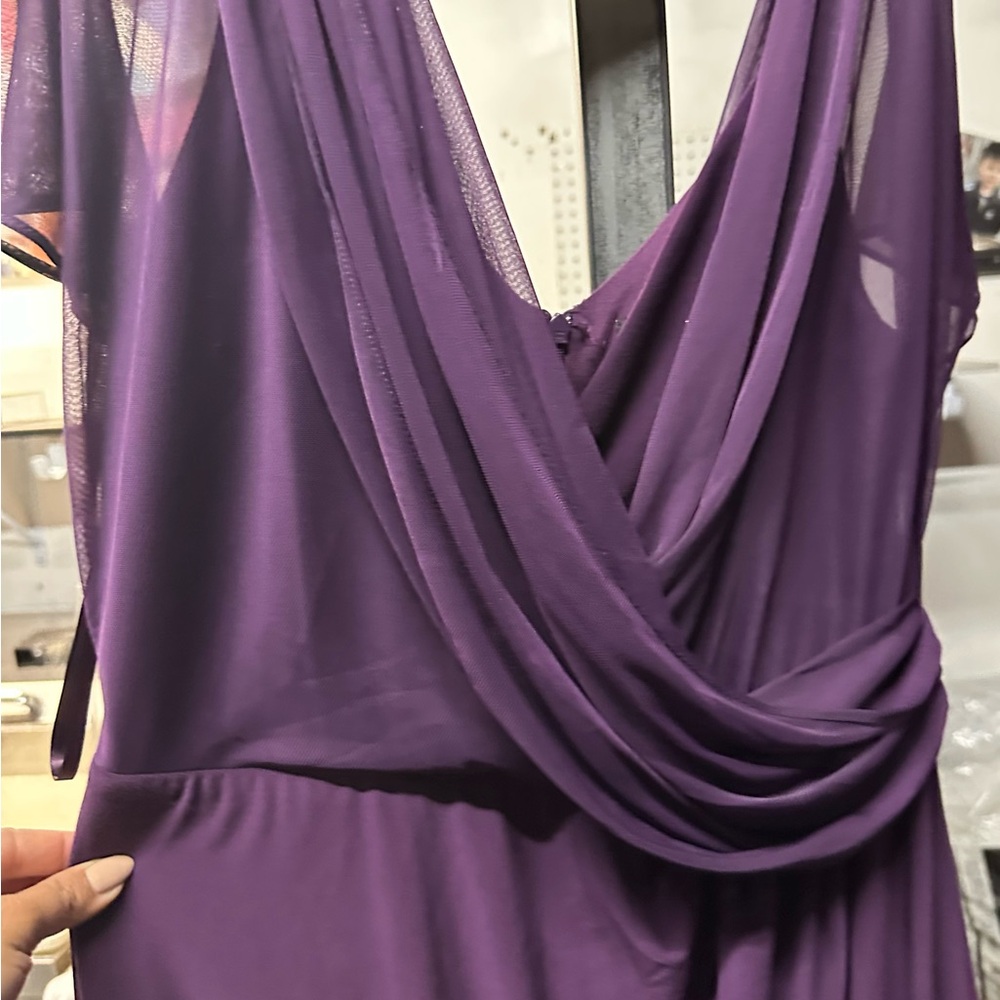 Elegant Purple Evening Dress